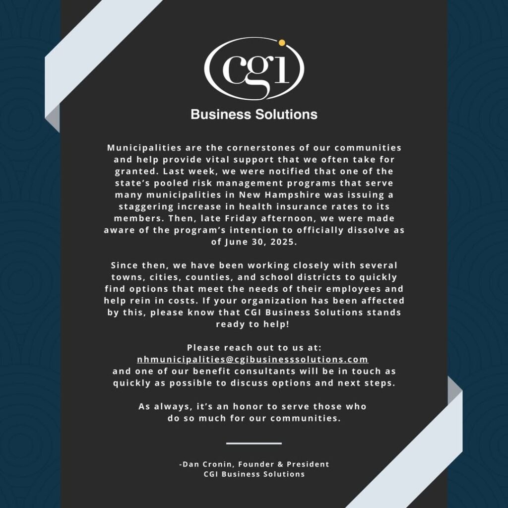 Dan Cronin Message